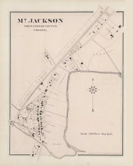 Mt. Jackson - 1878 O.W. Gray - USA Atlases - Virginia Cities