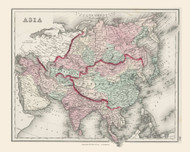 Asia - 1878 O.W. Gray - USA Atlases - Europe & The World