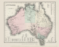 Australia - 1878 O.W. Gray - USA Atlases - Europe & The World