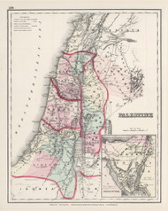 Palestine - 1878 O.W. Gray - USA Atlases - Europe & The World