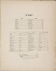 Index, New York 1873 - Old Town Map Reprint - Steuben Co. Atlas