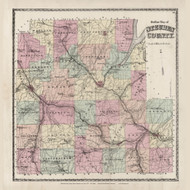 Steuben County, New York 1873 - Old Town Map Reprint - Steuben Co. Atlas