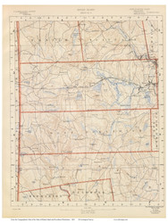 Sheet 5 - Coventry and West Grenwich, Rhode Island 1891 USGS Old Topo Map 15x15 Quad - 1891 Atlas