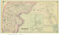 Westport, New York 1876 - Old Town Map Reprint - Essex Co. Atlas