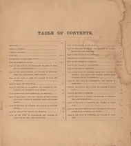 Table of Contents, New York 1868 - Old Town Map Reprint - Montgomery & Fulton Cos. Atlas