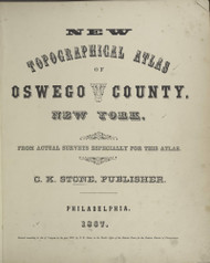 Title Page, New York 1867 - Old Town Map Reprint - County