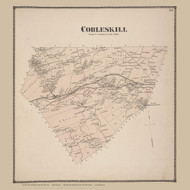 Cobleskill, New York 1866 - Old Town Map Reprint - Schoharie Co. Atlas