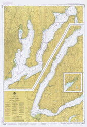 Hood Canal to Dabob Bay 1984 - Old Map Nautical Chart PC Harbors 18476 - Washington
