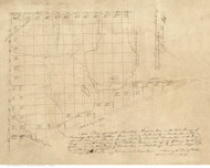 Township No. 1 - Madrid 1805  - Old Map Reprint - Maine Cities Other