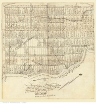 Turner Maine 1770  - Old Map Reprint - Maine Cities Other