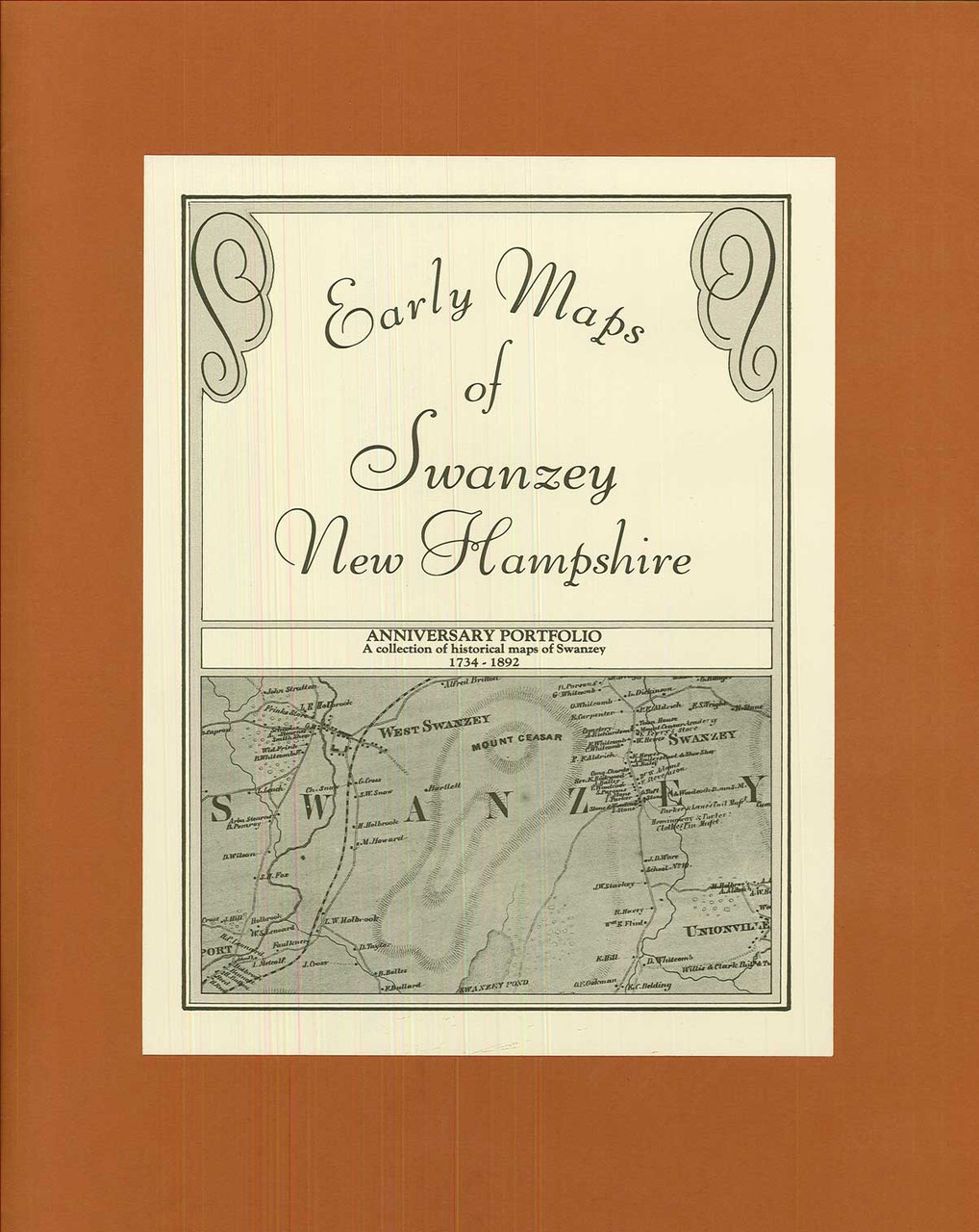 Early Maps of Swanzey, New Hampshire 17341892 EMS Loose Sheets