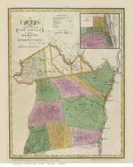 Albany & Schenectady County New York 1829 - Burr State Atlas