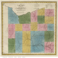 Cattaraugus County New York 1829 - Burr State Atlas