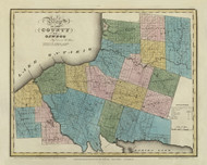 Oswego County New York 1829 - Burr State Atlas