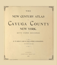 Title, New York 1904 - Old Town Map Reprint - Cayuga Co. Atlas