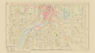 Auburn Plate 2 Wards 1,2,3,6 &10, New York 1904 - Old Town Map Reprint - Cayuga Co. Atlas