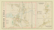 Port Byron Conquest Spring Lake, New York 1904 - Old Town Map Reprint - Cayuga Co. Atlas