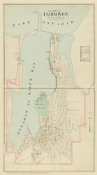 Fairhaven, New York 1904 - Old Town Map Reprint - Cayuga Co. Atlas