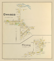 Fleming, New York 1904 - Old Town Map Reprint - Cayuga Co. Atlas