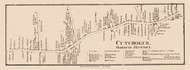 Cutchogue, New York 1858 Old Town Map Custom Print - Suffolk Co.