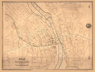 Rochester 1832 - Old Map Reprint - New York Cities Other Monroe Co.