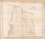 Irondequoit 1792 - Old Map Reprint - New York Cities Other Monroe Co.