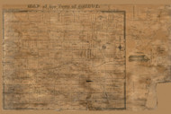 Amboy 1855 - Old Map Reprint - New York Cities Other Oswego Co.