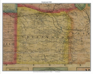 Greenwood, Pennsylvania 1865 Old Town Map Custom Print - Crawford Co.