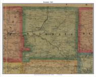 Rockdale, Pennsylvania 1865 Old Town Map Custom Print - Crawford Co.