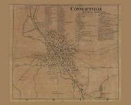 Conneautville, Pennsylvania 1865 Old Town Map Custom Print - Crawford Co.