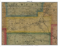Steuben, Pennsylvania 1865 Old Town Map Custom Print - Crawford Co.