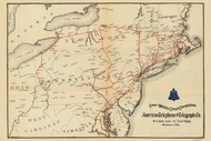 Northeast USA Telephone Lines, 1891 Northeast Not NE - USA Regionals