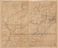 Western Parts of Virginia, Pennsylvania, Maryland and North Carolina, 1778 V2 Northeast Not NE - USA Regionals