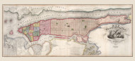 New York City County New York 1840 - Burr State Atlas