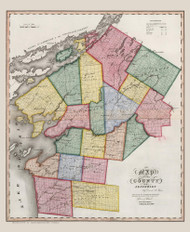 Jefferson County New York 1840 - Burr State Atlas