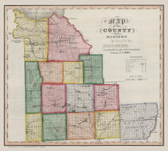 Madison County New York 1840 - Burr State Atlas
