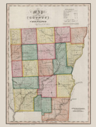Chenango County New York 1840 - Burr State Atlas