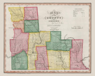 Broome County New York 1840 - Burr State Atlas