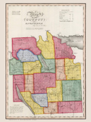 Onondaga County New York 1840 - Burr State Atlas