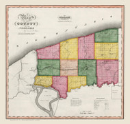 Niagara County New York 1840 - Burr State Atlas