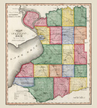 Erie County New York 1840 - Burr State Atlas