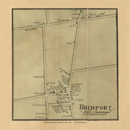 Bridport Village, Vermont 1857 Old Town Map Custom Print - Addison Co.
