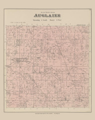 Auglaize, Ohio 1880 Old Town Map Custom Reprint - Allen Co.