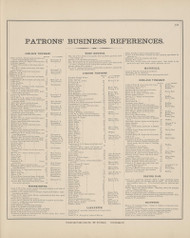 Patrons' Busines References - Page 127, Ohio 1880 Old Town Map Custom Reprint - Allen Co.