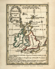 Great Britain & Ireland - 1758 Bowen  - World Atlases