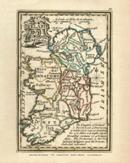 Ireland - 1758 Bowen  - World Atlases