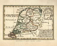 Seven United Provinces - Holland - 1758 Bowen - World Atlases