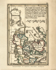 Denmark - 1758 Bowen - World Atlases