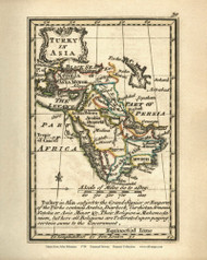 Turkey in Asia - 1758 Bowen  - World Atlases