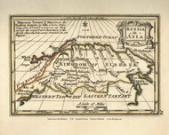 Russia in Asia - Muscovite Tartary Siberia  - 1758 Bowen - World Atlases
